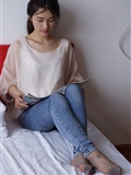 自由摄影 No.005 惬意的周末经典短灰丝陪你看看书(74)